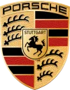 Porsche luxury European car brand logo serviced at Bosch Service Brisbane