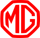 MG octagonal red logo for British car brand servicing Brisbane