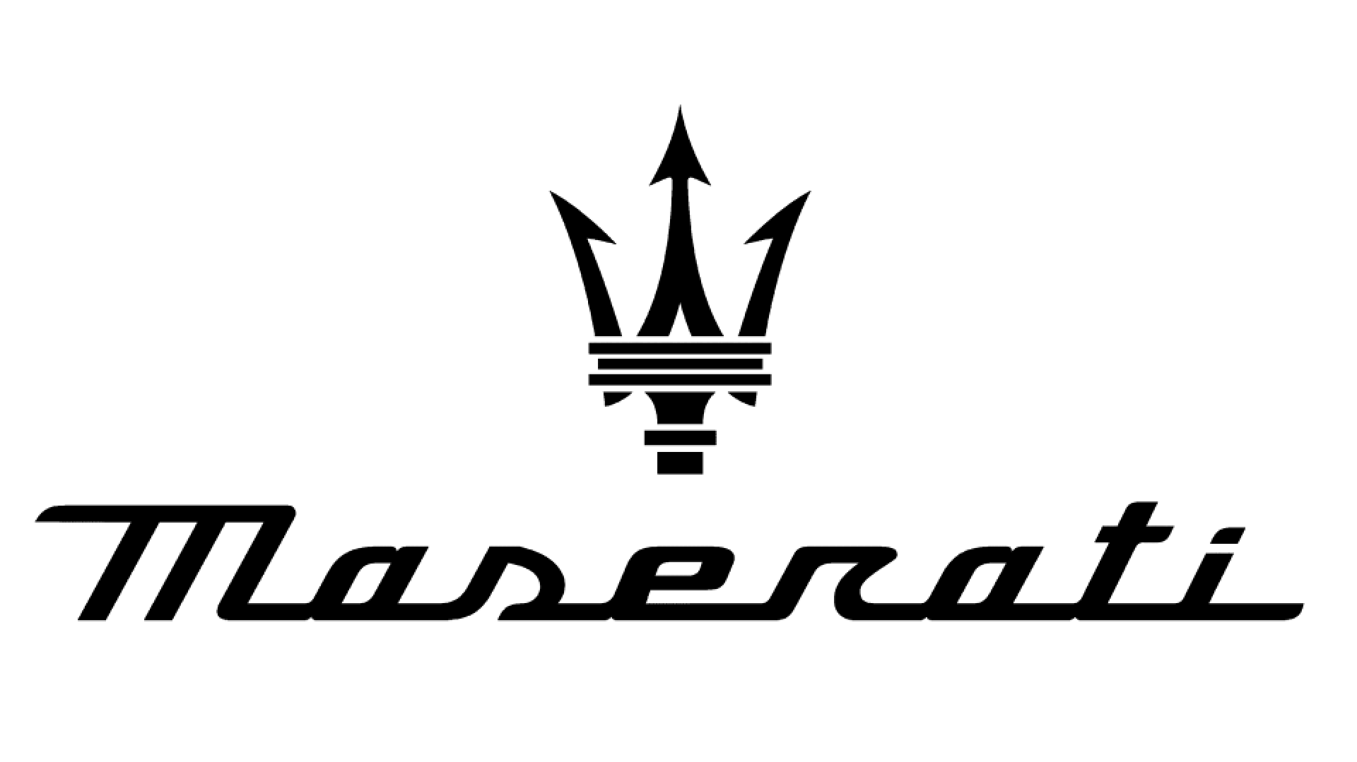Maserati trident logo representing luxury European car servicing in Brisbane