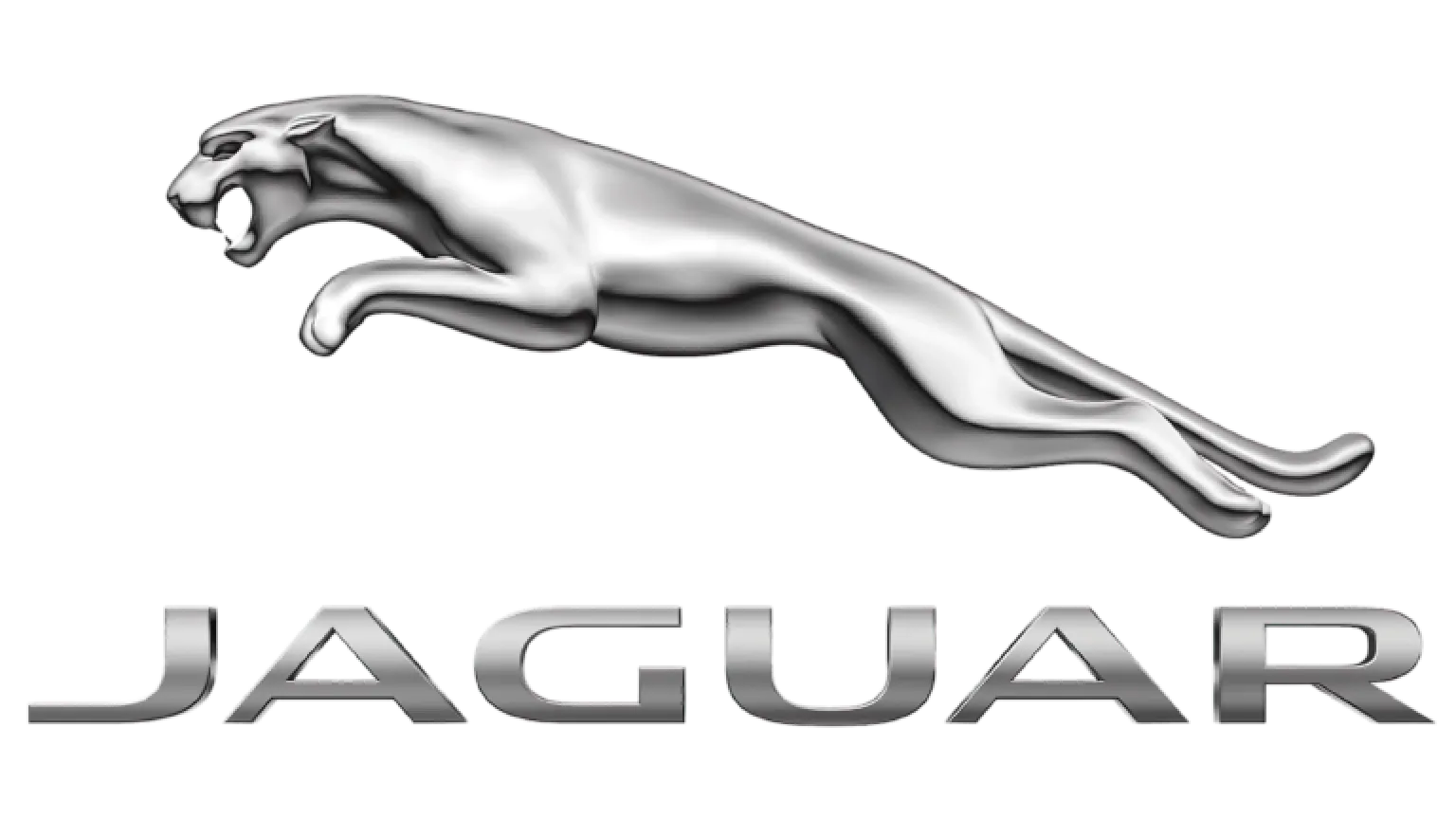 Jaguar logo featuring silver leaping jaguar emblem for luxury car servicing Brisbane